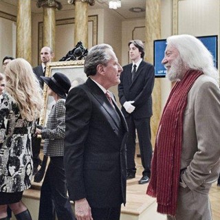 Geoffrey Rush stars as Virgil Oldman and Donald Sutherland stars as Billy in IFC Films' The Best Offer (2014)