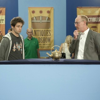 Michael Angarano stars as John and Matt Walsh stars as Antique Road's Show Dealer in Magnolia Pictures' The Brass Teapot (2013)