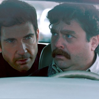 Dylan McDermott stars as Tim Wattley and Zach Galifianakis stars as Marty Huggins in Warner Bros. Pictures' The Campaign (2012)