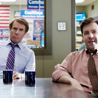 Will Ferrell stars as Cam Brady and Jason Sudeikis stars as Mitch in Warner Bros. Pictures' The Campaign (2012)