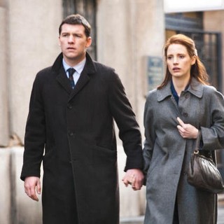 Sam Worthington stars as Young David Peretz and Jessica Chastain stars as Young Rachel Singer in Focus Feature's The Debt (2011)