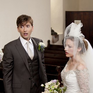 David Tennant stars as James Arber and Kelly Macdonald stars as Katie NicAoidh in IFC Films' The Decoy Bride (2012)