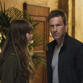 Aaron Eckhart stars as Ben Logan and Liana Liberato stars as Amy in Radius-TWC's Erased (2013)