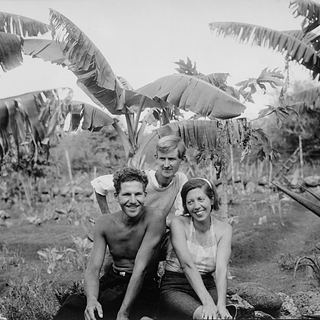 Robert Philippson, Baroness Eloise von Wagner and Rudolf Lorenz in Zeitgeist Films' The Galapagos Affair: Satan Came to Eden (2014)