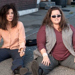Sandra Bullock stars as Special Agent Sarah Ashburn and  Melissa McCarthy stars as Det. Shannon Mullins in 20th Century Fox's The Heat (2013)