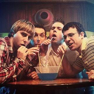 James Buckley, Blake Harrison, Joe Thomas and Simon Bird in Wrekin Hill Entertainment's The Inbetweeners (2012)