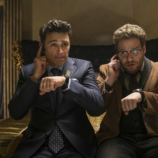 James Franco stars as Dave Skylark and Seth Rogen stars as Aaron Rapoport in Columbia Pictures' The Interview (2014)