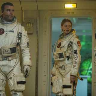 Liev Schreiber, Romola Garai and Johnny Harris in Magnolia Pictures' The Last Days on Mars (2013)