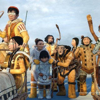 Poutulik, Apik, Kimi, Saya, Mipuluk, Croolik and Markussi from Phase 4 Films' The Legend of Sarila (2013)