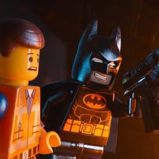 Emmet and Batman from Warner Bros. Pictures' The Lego Movie (2014)