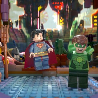 Superman and Green Lantern in in Pathe's Enemy (2014)