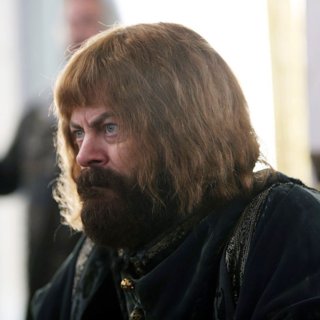 Nick Offerman stars as Lord Bruno in Gunpowder & Sky's The Little Hours (2017)