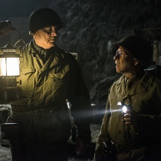 Bill Murray stars as Richard Campbell and Bob Balaban stars as Preston Savitz in Columbia Pictures' The Monuments Men (2014)