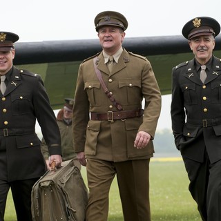 Matt Damon, Hugh Bonneville and George Clooney in Columbia Pictures' The Monuments Men (2014)