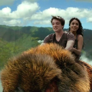 Josh Hutcherson stars as Sean Anderson and Vanessa Hudgens stars as Kailani in Warner Bros. Pictures' Journey 2: The Mysterious Island (2012)
