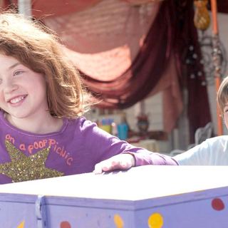 Jordana Beatty stars as Judy Moody and Garrett Ryan stars as Rocky in Relativity Media's Judy Moody and the Not Bummer Summer (2011)