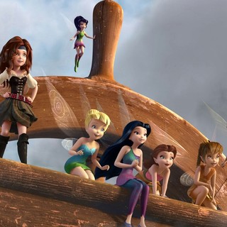 Zarina, Tinker Bell, Silvermist, Rosetta, Fawn, Iridessa and Vidia from Walt Disney Pictures' The Pirate Fairy (2014)