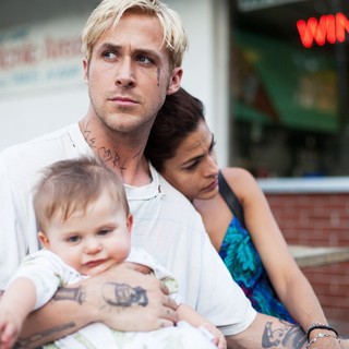 Ryan Gosling stars as Luke and Eva Mendes stars as Romina in Focus Features' The Place Beyond the Pines (2013). Photo credit by Atsushi Nishijima.