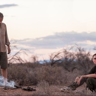 Guy Pearce stars as Eric and Robert Pattinson stars as Reynolds in A24's The Rover (2014)