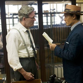 Richard Jenkins stars as Lotterman and Johnny Depp stars as Paul Kemp in FilmDistrict's The Rum Diary (2011). Photo credit by Peter Mountain.
