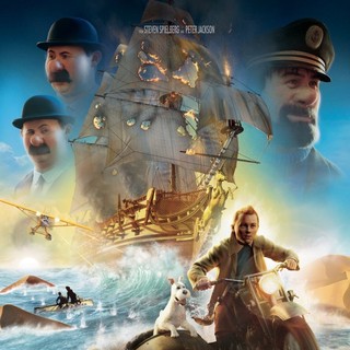 Poster of Paramount Pictures' The Adventures of Tintin: The Secret of the Unicorn (2011)