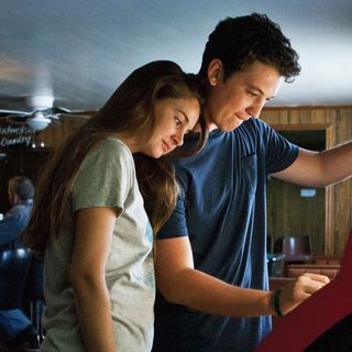 Shailene Woodley stars as Aimee Finicky and Miles Teller stars as Sutter Keely in A24's The Spectacular Now (2013)