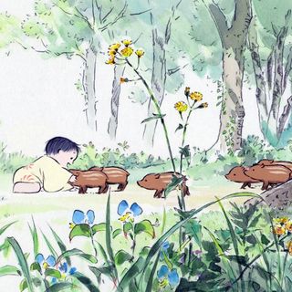 A scene from GKIDS' The Tale of Princess Kaguya (2014)