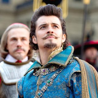 Orlando Bloom stars as Duke of Buckingham and Christoph Waltz stars as Cardinal Richelieu in Summit Entertainment's The Three Musketeers (2011)