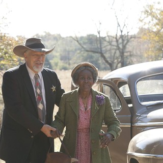 Clancy Brown stars as Sheriff and Cicely Tyson stars as Mrs. Watts in Lifetime's The Trip to Bountiful (2014). Photo credit by Annette Brown.