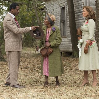 Blair Underwood, Cicely Tyson and Vanessa Williams in Lifetime's The Trip to Bountiful (2014). Photo credit by Bob Mahoney.