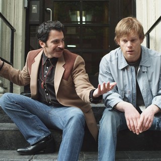 Chris Messina stars as NJ and Michael C. Hall stars as Morris Bliss in Variance Films' The Trouble with Bliss (2012)