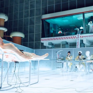 Ben Whishaw, Sanjeev Bhaskar, Peter Stormare and Terry Gilliam in Amplify's The Zero Theorem (2014)