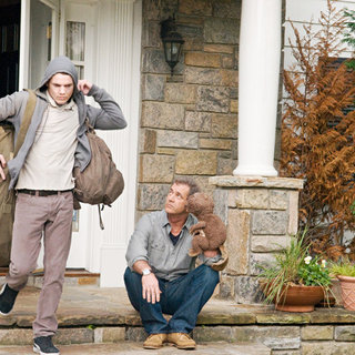 Anton Yelchin stars as Porter Black and Mel Gibson stars as Walter Black in Summit Entertainment's The Beaver (2011)