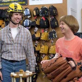 Jon Heder and David Spade in Columbia Pictures' The Benchwarmers (2006)