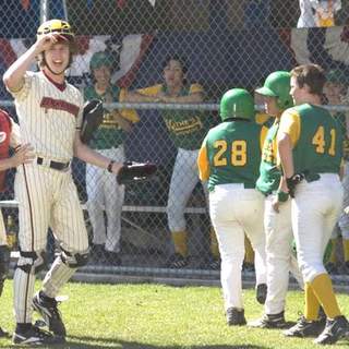 Jon Heder and David Spade in Columbia Pictures' The Benchwarmers (2006)