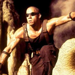 Vin Diesel as Riddick in Universal Pictures' The Chronicles of Riddick (2004)