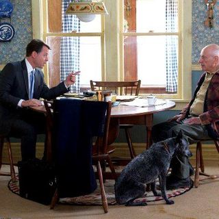 Greg Kinnear stars as Mickey Prohaska and Alan Arkin stars as Gorvy Hauer in ATO Pictures' Thin Ice (2012)