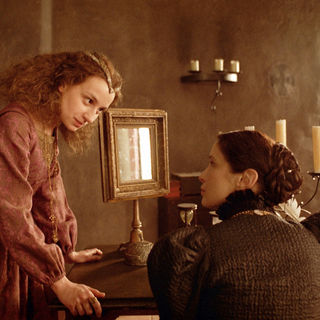 Anamaria Marinca stars as Anna Darvulia and Julie Delpy stars as Erzebet Bathory in Social Capital's The Countess (2009)
