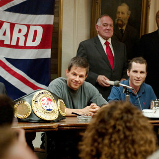 Christian Bale stars as Dickie Eklund and Mark Wahlberg stars as 'Irish' Mickey Ward in Paramount Pictures' The Fighter (2010)