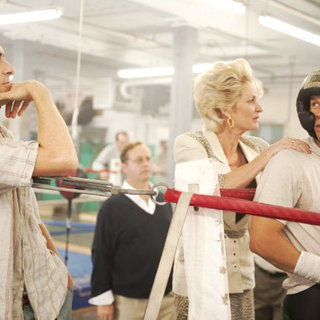 Christian Bale, Melissa Leo and Mark Wahlberg in Paramount Pictures' The Fighter (2010)