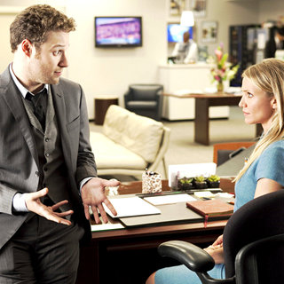 Seth Rogen stars as Britt Reid and Cameron Diaz stars as Lenore Case in Columbia Pictures' The Green Hornet (2011)