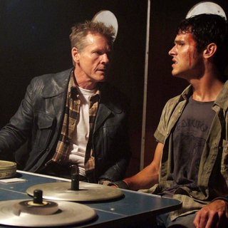 William Sadler and Tad Hilgenbrink (Tyler) in Warner Premiere's The Hills Run Red (2009)