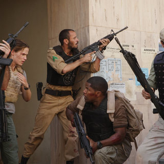 Jennifer Garner, Jamie Foxx and Chris Cooper in Universal Pictures' The Kingdom (2007)