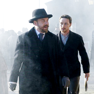 Paul Giamatti stars as Vladimir Chertkov and James McAvoy stars as Valentin Bulgakov in Sony Pictures Classics' The Last Station (2009)