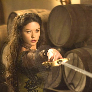 Catherine Zeta-Jones as Elena de La Vega in the sequel of Zorro