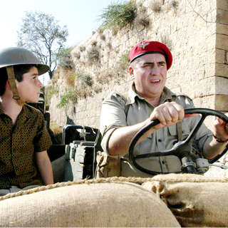 Ido Port stars as Proffy and Alfred Molina stars as Dunlop in Regent Releasing's The Little Traitor (2009). Photo credit by Yoni Hamenachem.