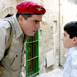 Alfred Molina stars as Dunlop and Ido Port stars as Proffy in Regent Releasing's The Little Traitor (2009). Photo credit by Yoni Hamenachem.