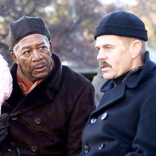 Morgan Freeman stars as Charles and William H. Macy stars as George in Sony Pictures Home Entertainment's The Maiden Heist (2009)