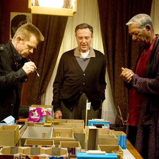 William H. Macy, Christopher Walken and Morgan Freeman in Sony Pictures Home Entertainment's The Maiden Heist (2009)