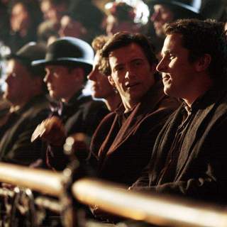 Hugh Jackman and Christian Bale in Touchstone Pictures' The Prestige (2006)